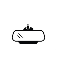 car rear mirror icon, vector best flat icon.
