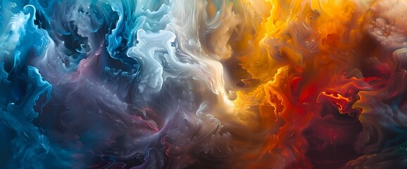The essence of creation flows freely, manifesting in a radiant display of color and form, a testament to the infinite possibilities of existence.
