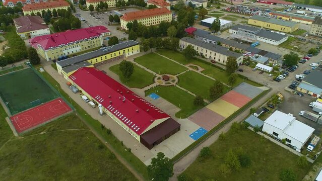 Square Of Victims Of Katyn Pila Plac Ofiar Katynia Aerial View Poland