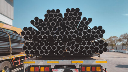 Rectangular steel pipe for construction materials. It is cold-formed structural steel. Suitable for general structural work that does not support a lot of weight.