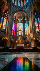 Obraz premium interior of saint cathedral