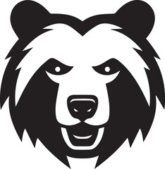 Bear icon logo design illustration Artwork