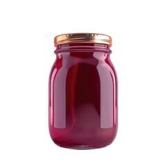 A jar of jam on a Transparent Background