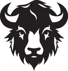 Buffalo logo symbol  vector illustration
