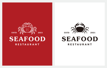 Seafood Crab Lobster logo design inspiration