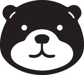 Otter logo and symbol vector illustrator Artwork