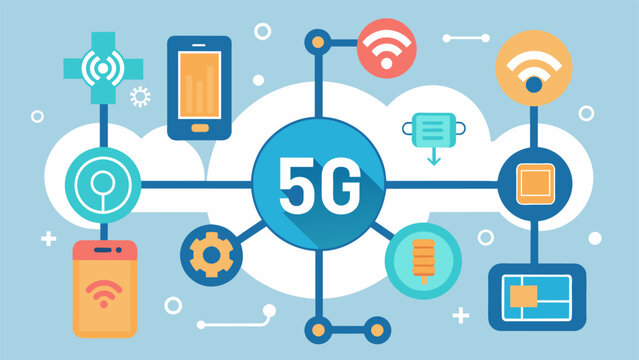 Detailed view of a 5G network solution being integrated with existing systems highlighting the seamless and scalable integration capabilities of