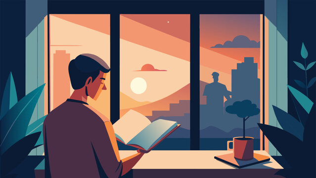 And finally as the first rays of dawn peeked through the windows the reader closed the book with a contented smile. The days journey through