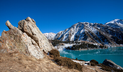 Big Almaty Lake is natural alpine reservoir. It is located in the Trans-Ili Alatau mountains, 15 km...