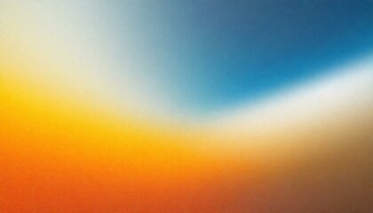 Luminous Fusion: Orange, Blue, Yellow, and White Gradient Noise Texture