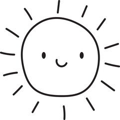 sun cute cartoon - 780288391