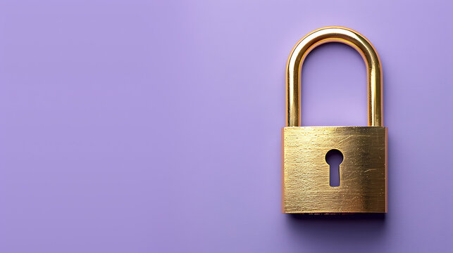 Lock, minimal wallpaper, a symbol of safety and challenge