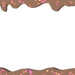 Obraz premium social media post template frame , square frame, 