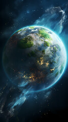 green earth illustration