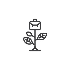 Business Growth line icon - 780291944