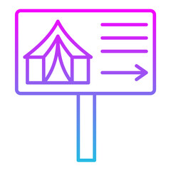 Camping zone Icon