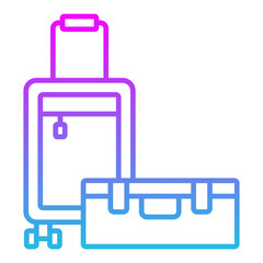 Fototapeta premium Baggage Icon