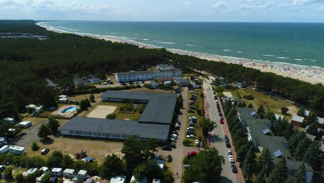 Holiday Resort In Rowy Osrodek Wczasowy Aerial View Poland