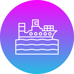 Cargo ship Icon