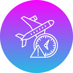 Flight delay Icon