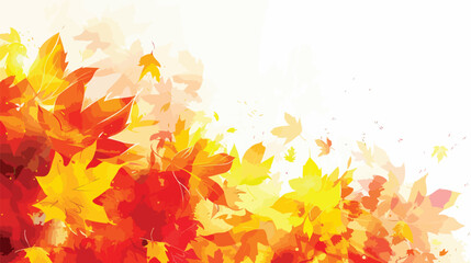 Autumn abstract background bright and showy. In some