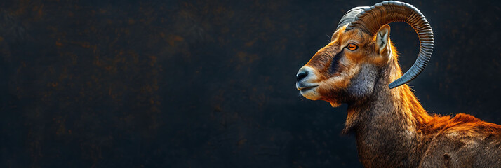 an Ibex beautiful animal photography like living creature - obrazy, fototapety, plakaty