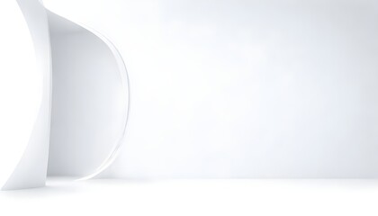 A white background featuring a wavy design, creating a dynamic and modern aesthetic.