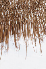Roof made of dried thatch straw - 780305751