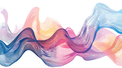 Abstract flow lines background . Fluid wavy shape 
