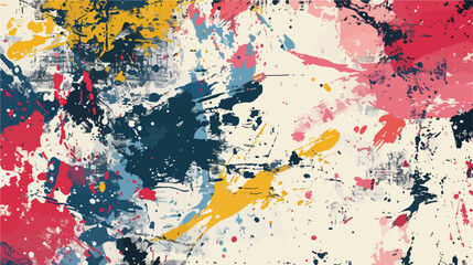 Abstract multicolor grunge background with abstract co