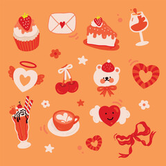 orange valentine elements