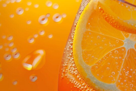 Sommer orange Hintergrund mit Coctail