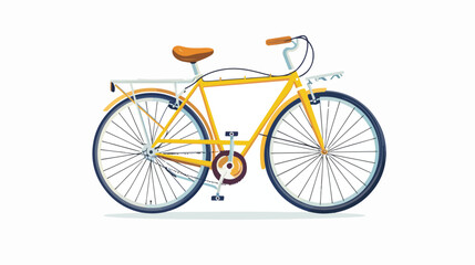 Best sprinter Bicycle vector flat vector isolated on white