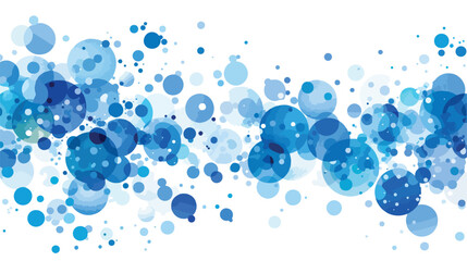 Abstract background. Brilliant blue circles for background