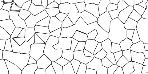 White crystalized texture black stroke wall texture broken glass effect vector - obrazy, fototapety, plakaty