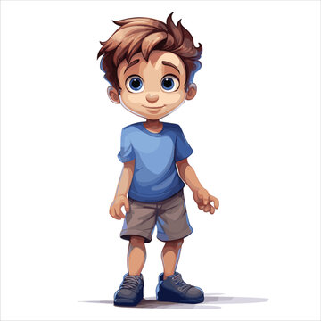 Cute Boy cartoon character