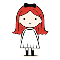 Cute Girl cartoon character