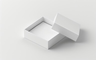 Packaging or box mockup. Empty blankk space 3d rendering object