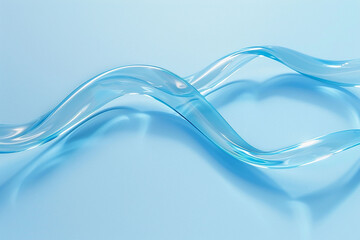 Abstract blue background. Blue wave on a blue background.