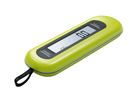 Digital Thermometer on White Background. On a White or Clear Surface PNG Transparent Background.