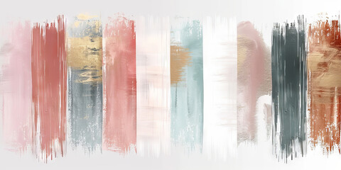 colorful wall background, pink, cream, blue white, gray blank red wall brush paint  texture background