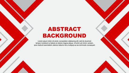 Abstract Background Design Template. Banner Wallpaper Vector Illustration. Red Illustration