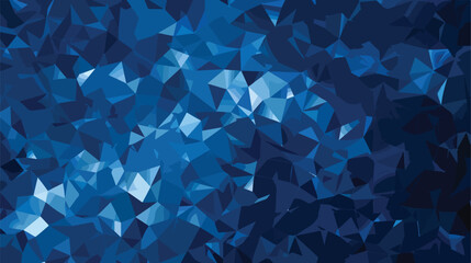 Dark BLUE vector triangle mosaic template