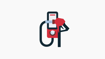 Fuel Icon Vector. Simple flat symbol. on white background