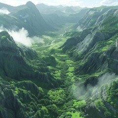 view from the mountain