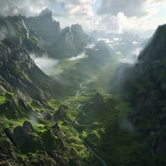 view from the mountain