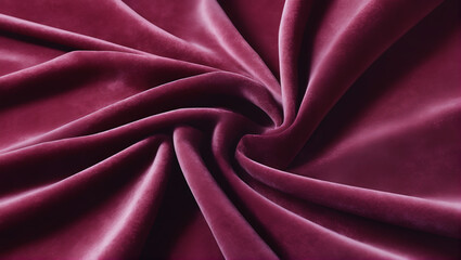 Obraz premium An immersive close-up of velvet fabric, capturing its plush texture and rich color ULTRA HD 8K