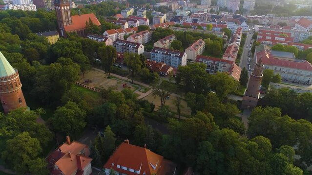 Playground Stargard Zabaw Na Warownej Aerial View Poland