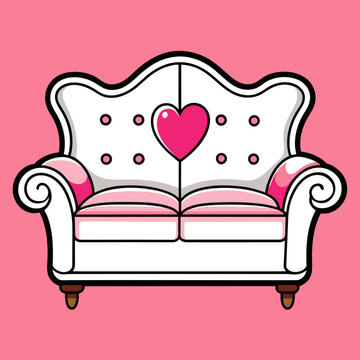 recommend clip art: Discover the Perfect Loveseat Vector Designs for Your Stylish Space
