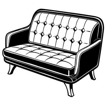 recommend clip art: Discover the Perfect Loveseat Vector Designs for Your Stylish Space